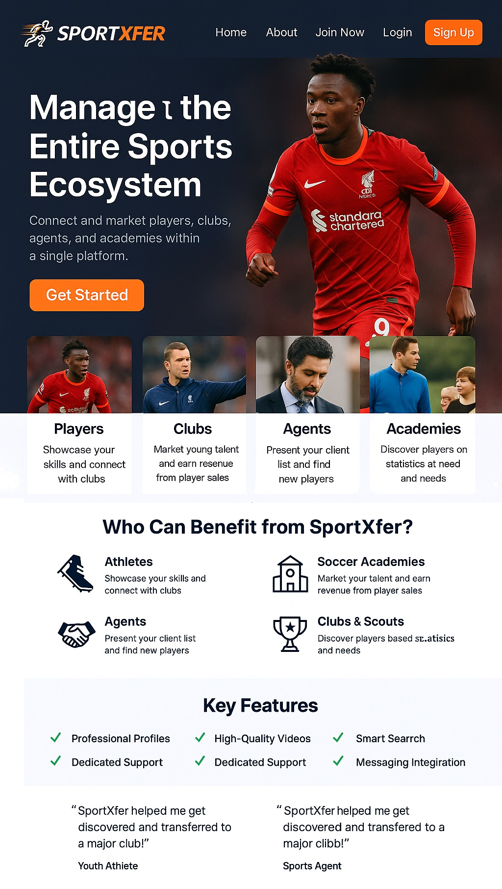 SportXfer Hero Banner